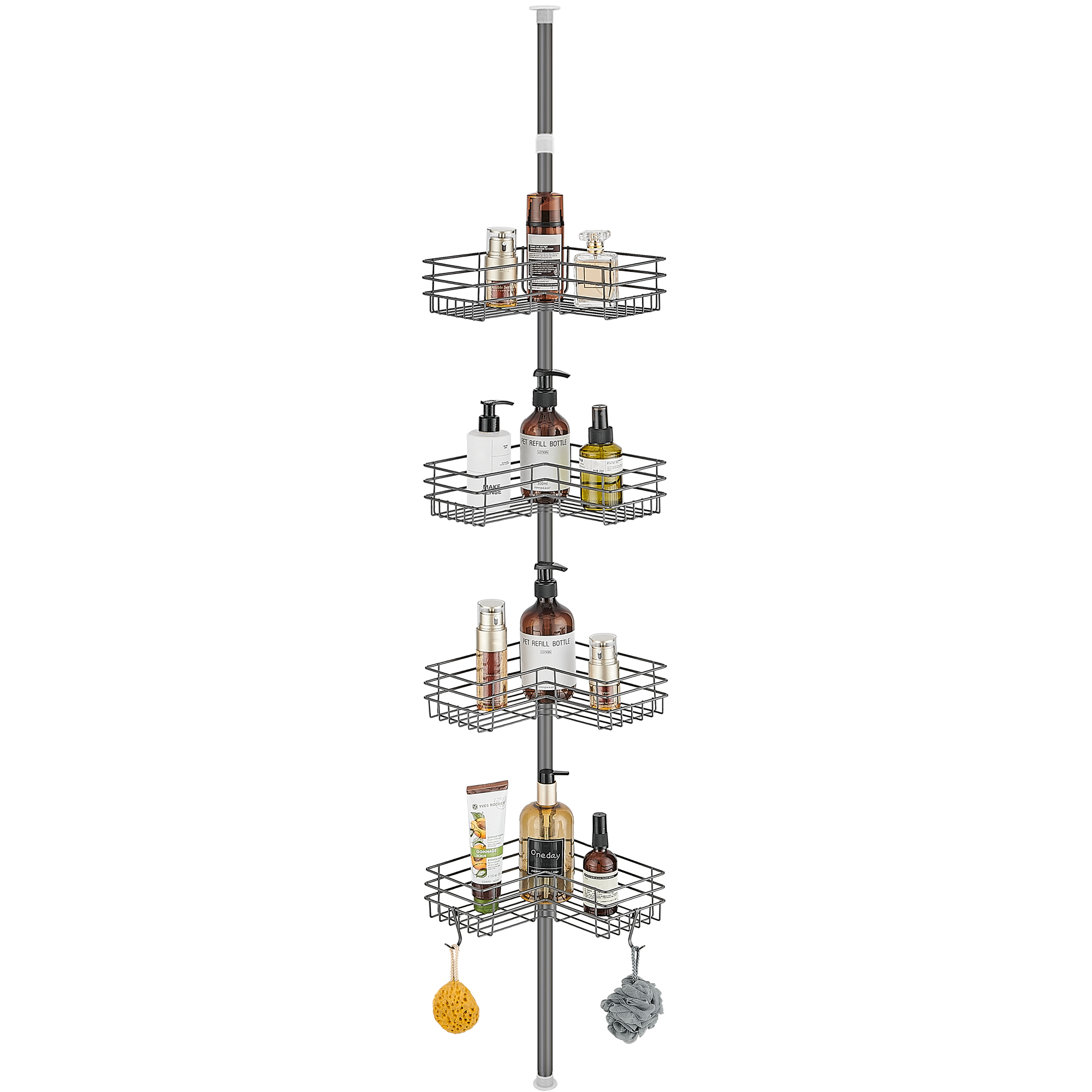 Shower Shelf No Drilling Teles
